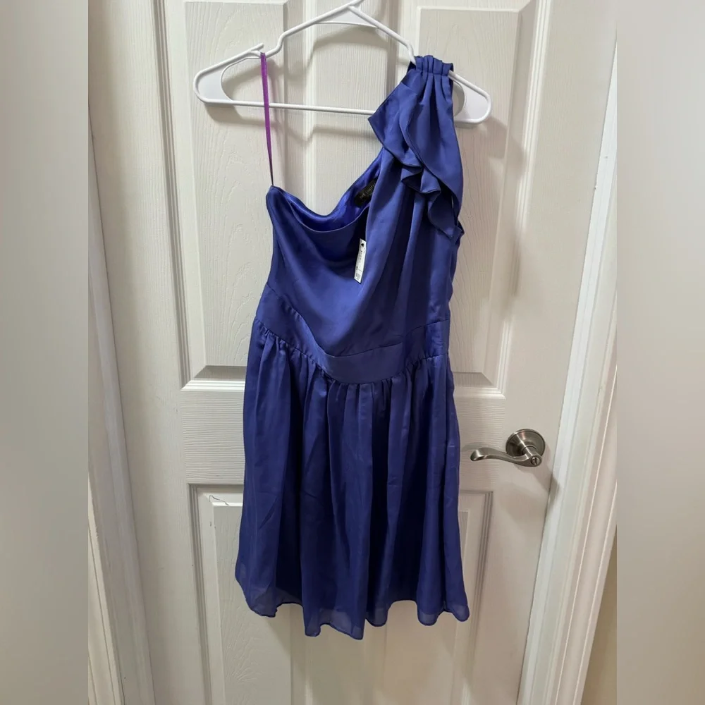 THE LIMITED One Shoulder Bow
Silky Cocktail Dress Size 6 - Picture 3 of 8